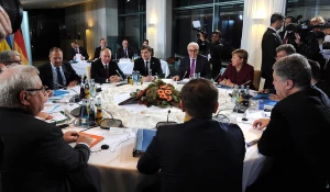 Переговоры "Нормандской четверки" в Берлине. 19 октября 2016 года.