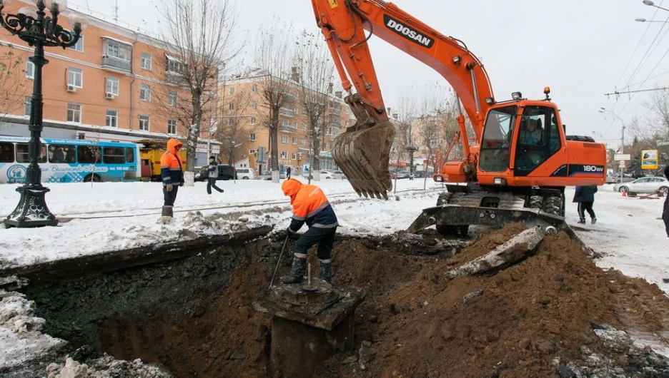 На Ленина ликвидируют провал.