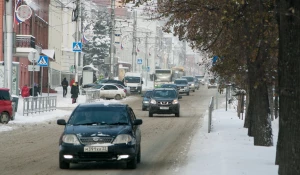 Уборка снега в Барнауле.