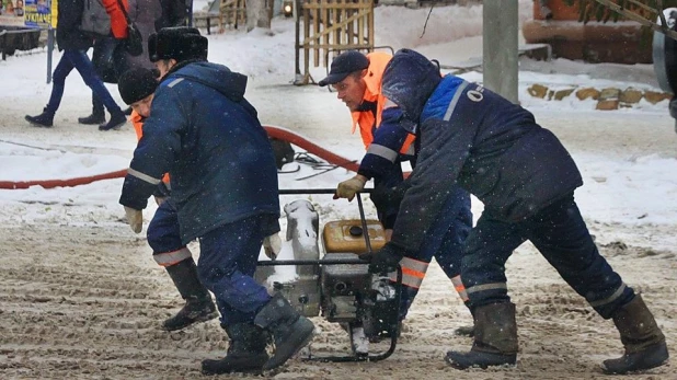 Ремонт проспекта Ленина.