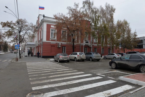 Барнаульские улицы и дворы после дождя. 2 ноября 2016 года.