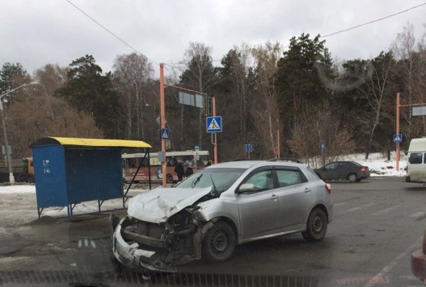 ДТП в поселке Южном. Барнаул, 3 ноября 2016 года.