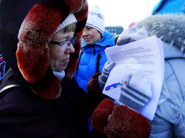 Акция "Россия без жестокости" в Барнауле.