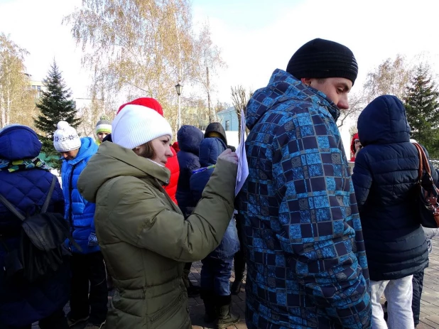 Акция "Россия без жестокости" в Барнауле.