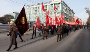 Коммунисты 7 ноября традиционно отметили день октябрьской революции.