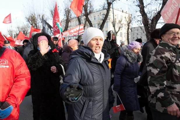 Коммунисты 7 ноября традиционно отметили день октябрьской революции.