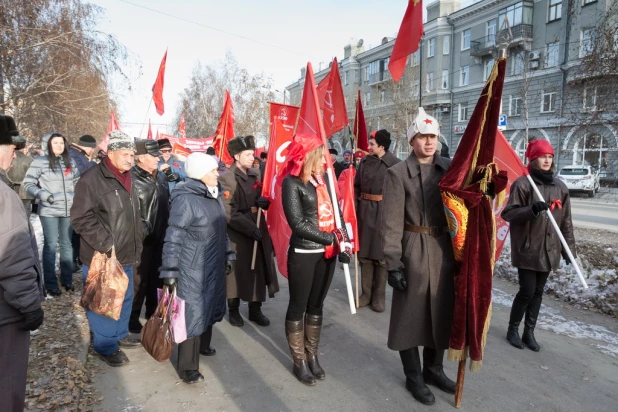 Коммунисты 7 ноября традиционно отметили день октябрьской революции.