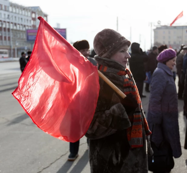 Коммунисты 7 ноября традиционно отметили день октябрьской революции.