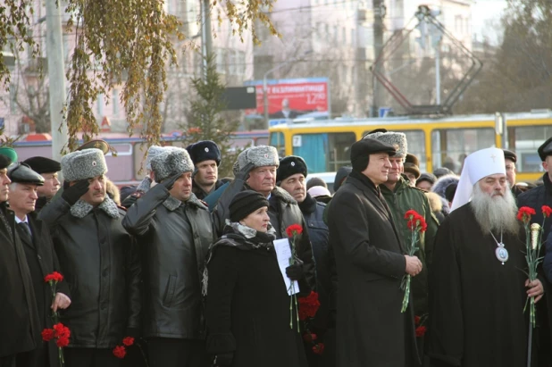 Митинг в честь парада в Москве