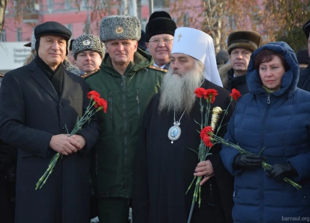 Митинг в честь парада в Москве.