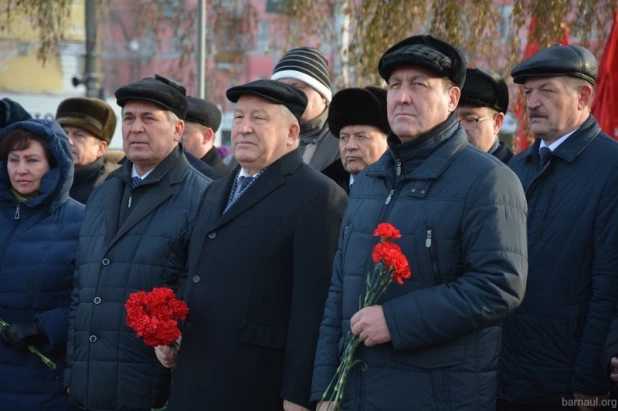 Митинг в честь парада в Москве.