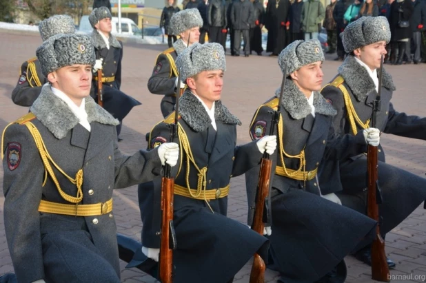 Митинг в честь парада в Москве.