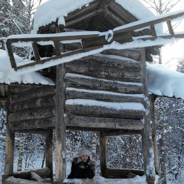 Заснеженный Алтай в ноябре.