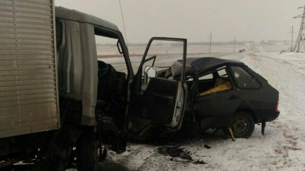 ДТП на трассе "Барнаул-Рубцовск".