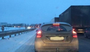 Массовое ДТП на Правобережном тракте.