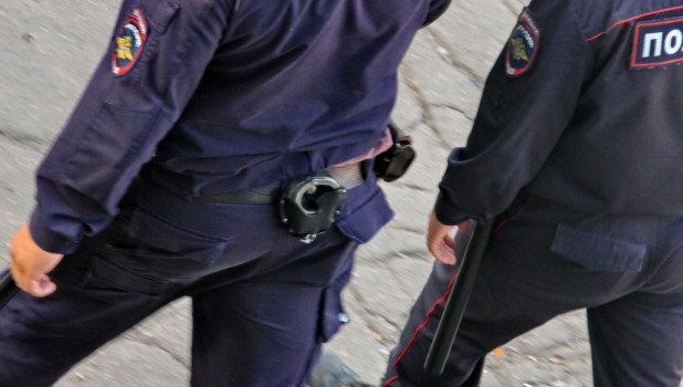 Алтайские полицейские.