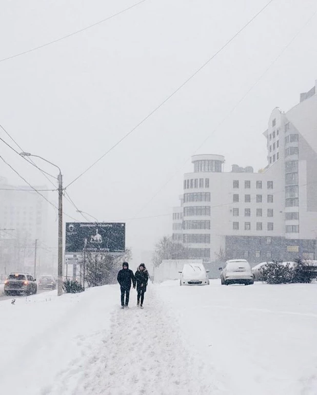 Алтай после бурана.