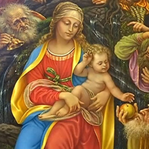 Фрагмент картины "Посвящение Леонардо да Винчи" Константина Дверина. 