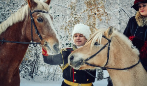 Царская псовая охота в Барнауле. 