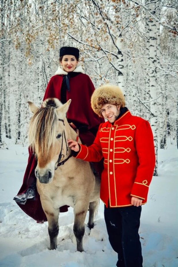 Царская псовая охота в Барнауле. 