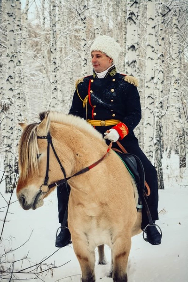 Царская псовая охота в Барнауле. 