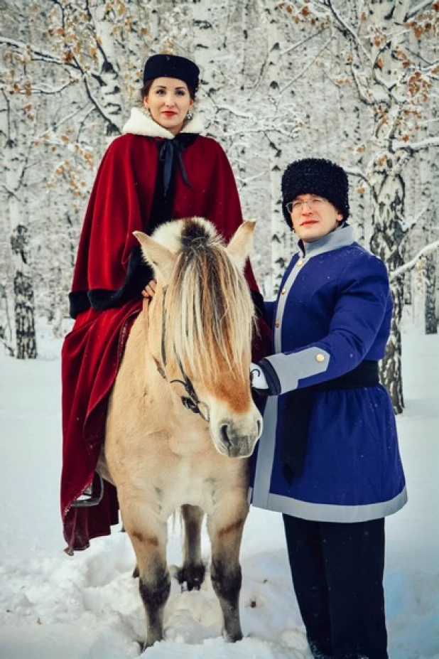 Царская псовая охота в Барнауле. 