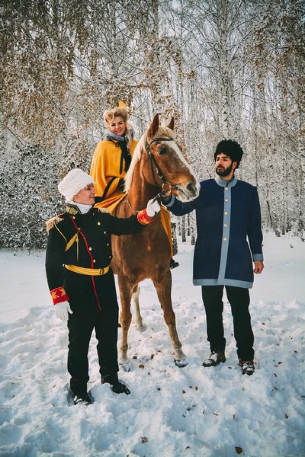 Царская псовая охота в Барнауле. 