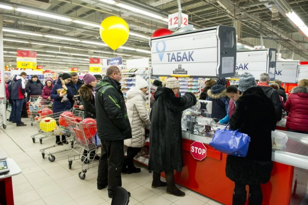 Торжественное открытие нового гипермаркета "Палата" в ТРЦ "Арена".