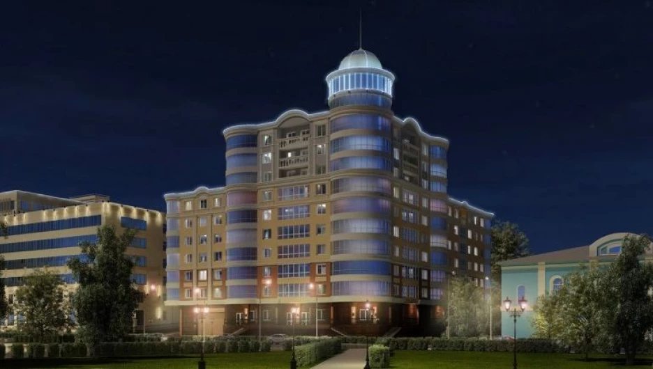 Исторический центр Барнаула украсит новое здание строительной компании "Сибирия".