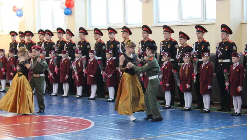 В Барнаульском кадетском корпусе прошло посвящение в воспитанники и кадеты.