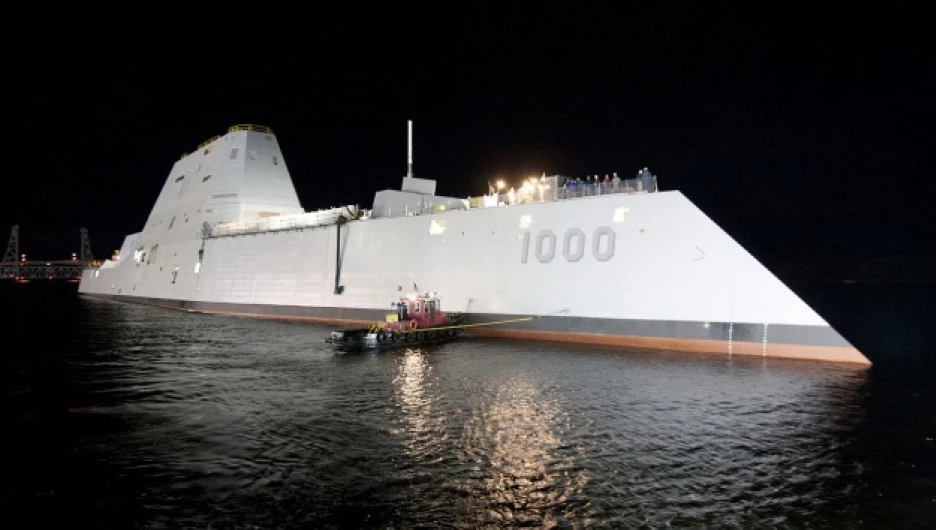 Эсминец USS Zumwalt.