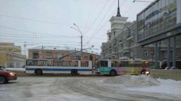 Авария на проспекте Ленина.