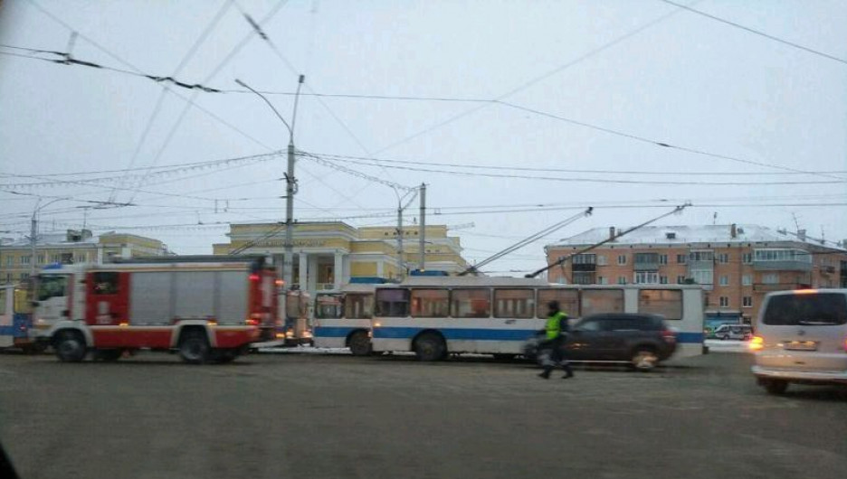 Авария на проспекте Ленина.