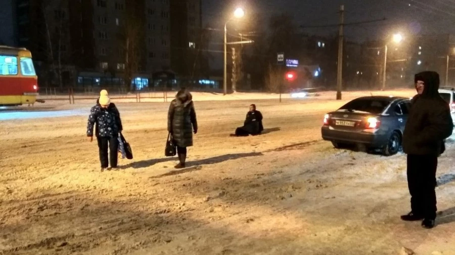 Сбили пешехода у ТРЦ &quot;Огни&quot;.