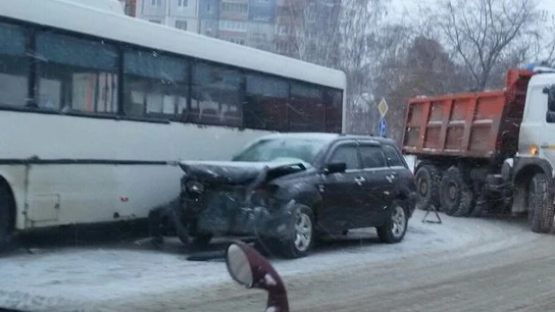 ДТП на Павловском тракте. 29 ноября 2016 года.