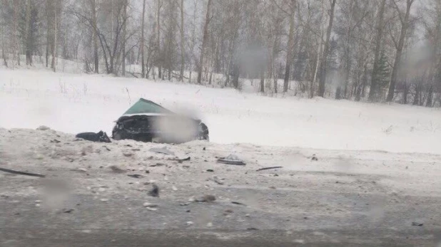 ДТП на трассе "Барнаул - Бийск".