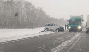 ДТП на трассе "Барнаул - Бийск".