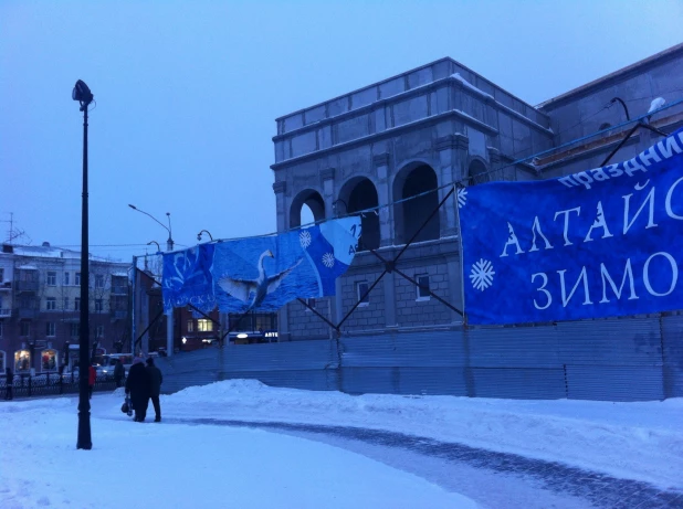 Последствия непогоды в Барнауле.