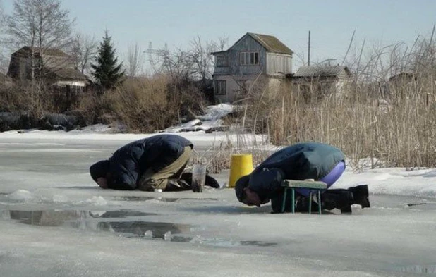 Зимня рыбалка.