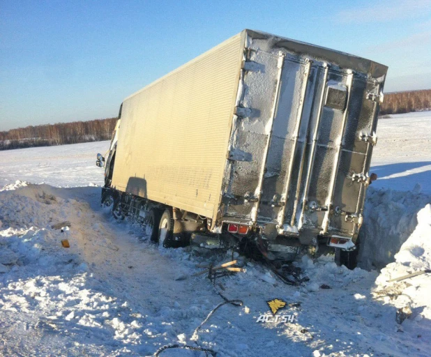 ДТП с участием автобуса и минивэна в НСО.