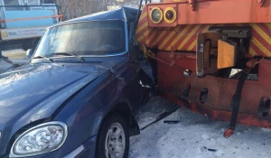 ДТП с участием "Волги" и паровоза.