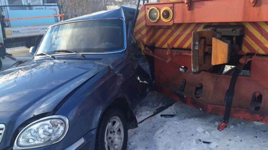 ДТП с участием "Волги" и паровоза.