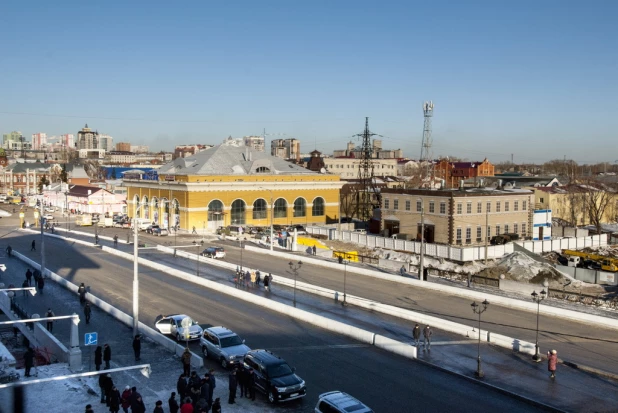 В Барнауле открыли движение по мосту через Барнаулку. 13 декабря 2016 года.