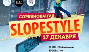 Соревнования в дисциплине Slopestyle.