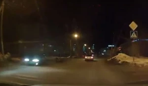 Опасные забавы на барнаульских дорогах.