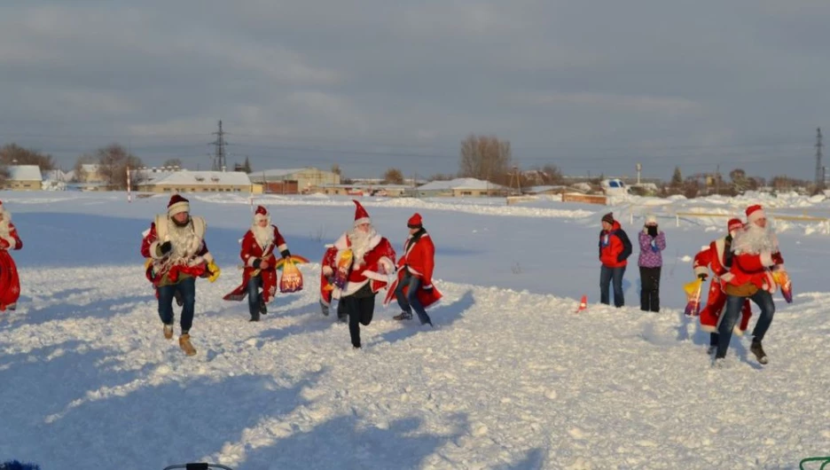 Забег Дедов Морозов-2016.
