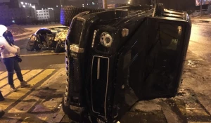 ДТП с участием Gelandewagen и BMW.