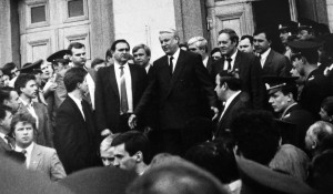 Барнаул в 90-е годы XX века. Бизит Бориса Ельцина в Алтайский край в мае 1992 года.