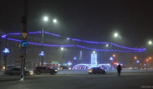 Барнаул украсили к Новому году.