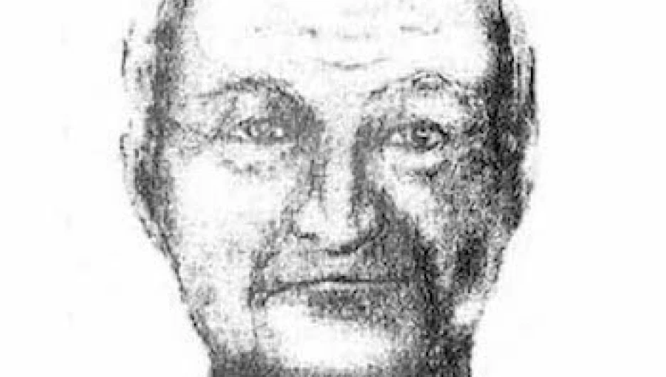 Фоторобот погибшего мужчины.